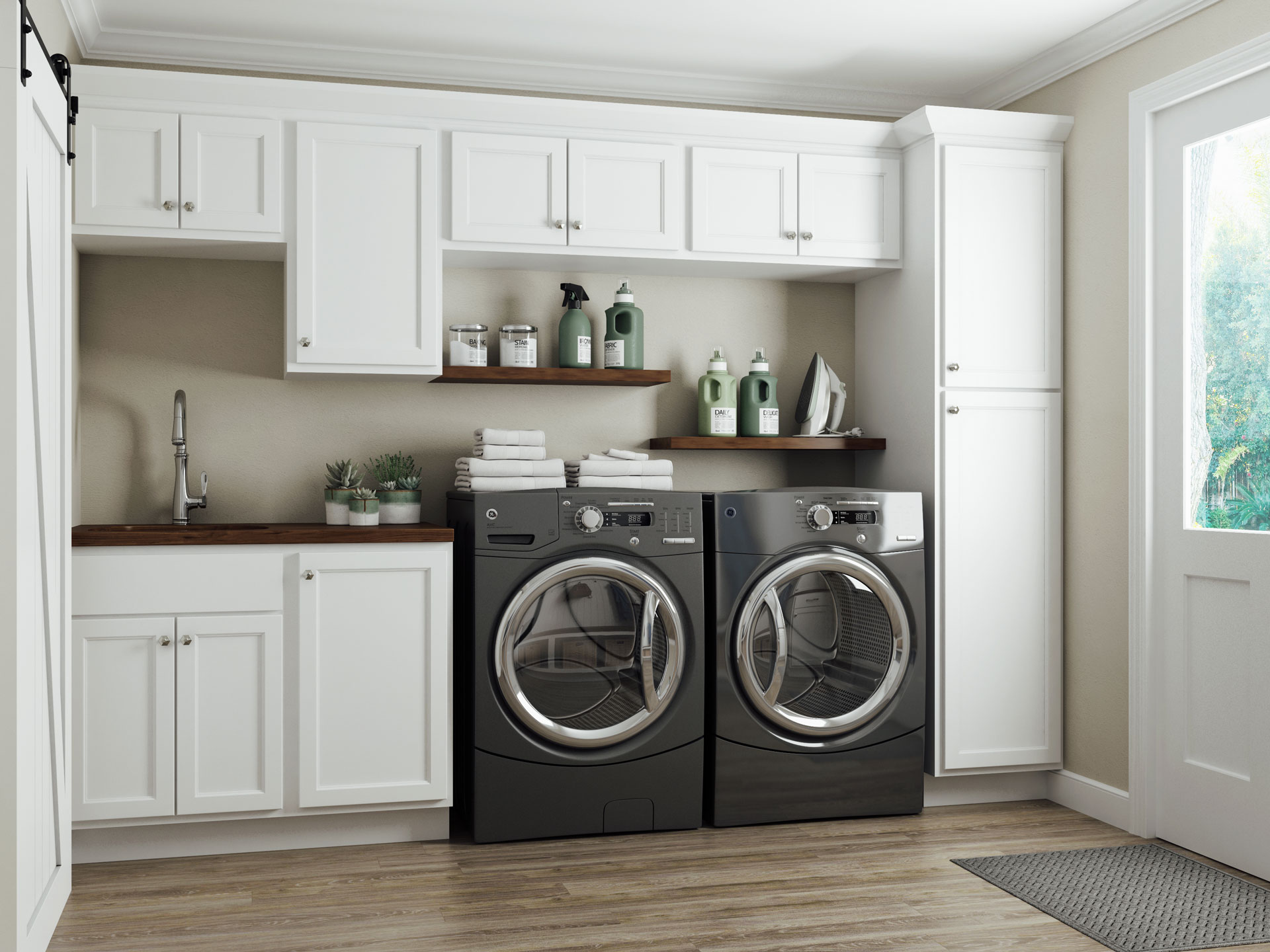 Custom Laundry Cabinet